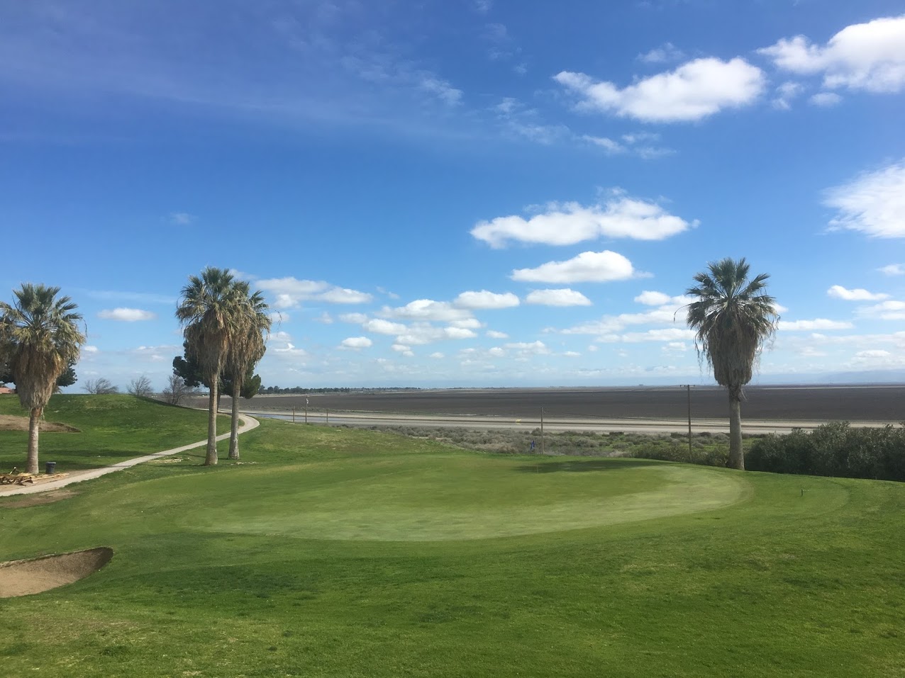 Pretty Blue Skies opened up on Hole #10 at Buena Vista Golf Course for the Men's Club Chapman Form